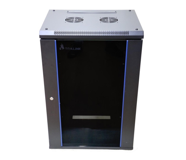 Extralink Szafa rack 15U 600x450mm czarna wisząca EX.14329 - 489476 - zdjęcie